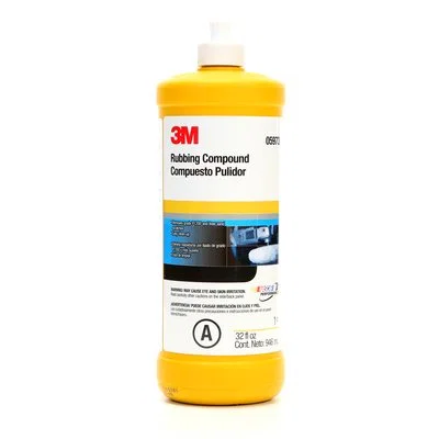 05973 – 3M Rubbing Compound, Used For Removing 1200/ 1500/ 2000 Grit Sanding Scratches In Automotive Paints Including...
